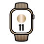 Apple Watch Series 11 GPS + Cellular 42mm Titanio Dorado con Correa Milanese Loop